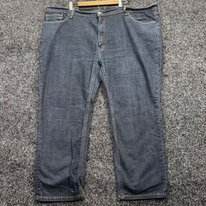 Levis 541 Athletic Taper Mens Jeans W52 L30 Dark Wash Blue Denim 18757-0000